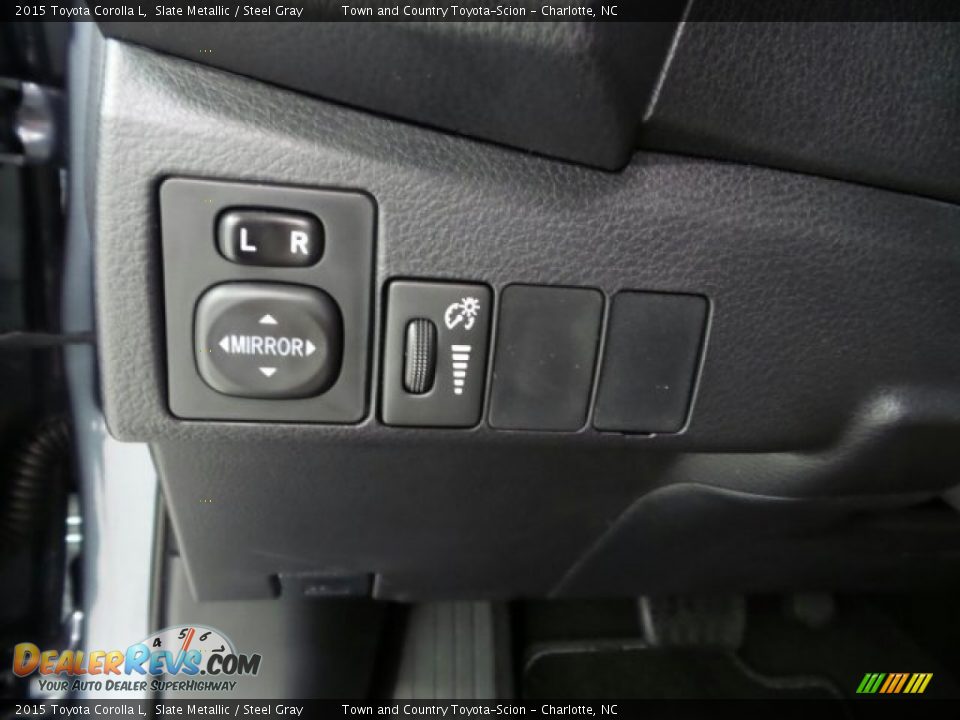 2015 Toyota Corolla L Slate Metallic / Steel Gray Photo #25