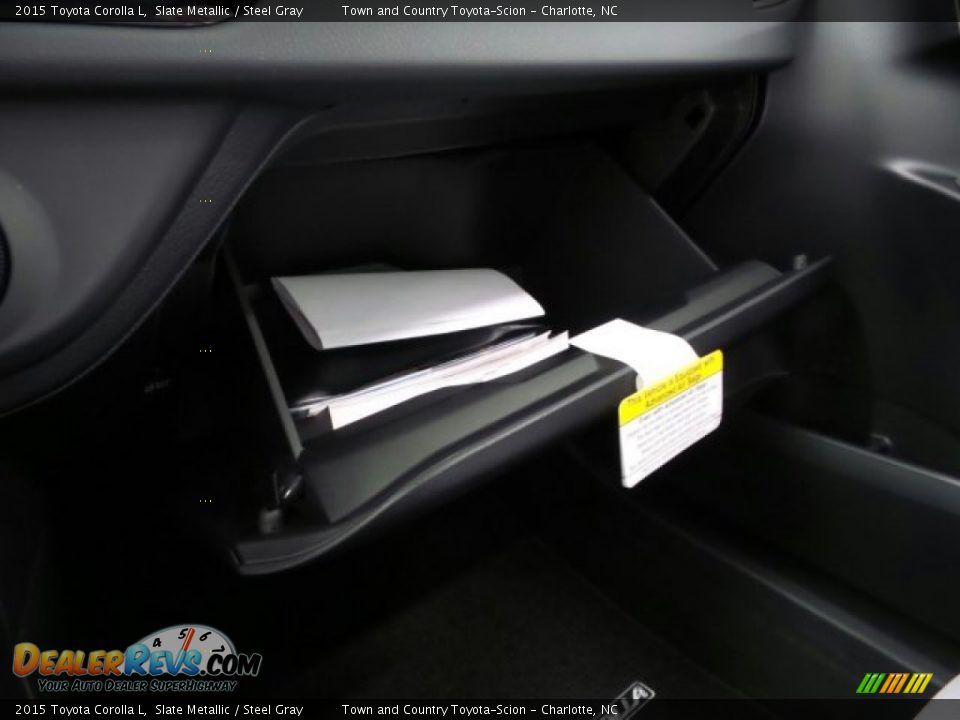 2015 Toyota Corolla L Slate Metallic / Steel Gray Photo #29