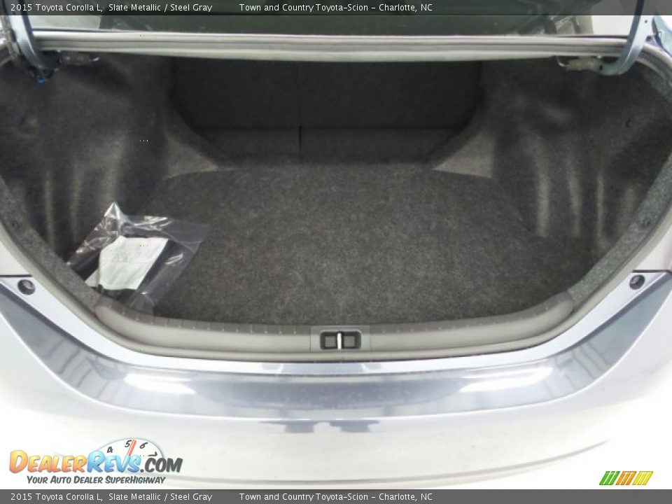 2015 Toyota Corolla L Slate Metallic / Steel Gray Photo #31