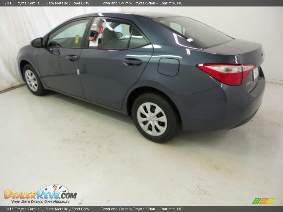 2015 Toyota Corolla L Slate Metallic / Steel Gray Photo #34