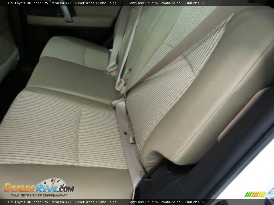Rear Seat of 2015 Toyota 4Runner SR5 Premium 4x4 Photo #7