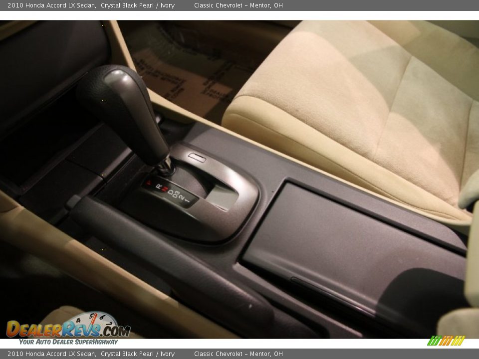 2010 Honda Accord LX Sedan Crystal Black Pearl / Ivory Photo #9