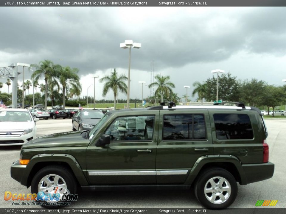 Jeep Green Metallic 2007 Jeep Commander Limited Photo #13