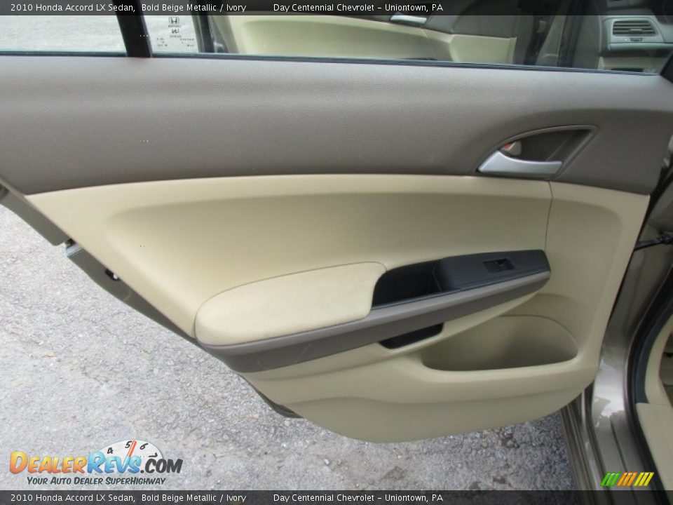 2010 Honda Accord LX Sedan Bold Beige Metallic / Ivory Photo #21