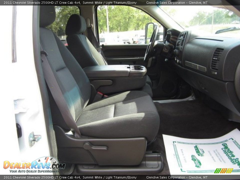 2011 Chevrolet Silverado 2500HD LT Crew Cab 4x4 Summit White / Light Titanium/Ebony Photo #6