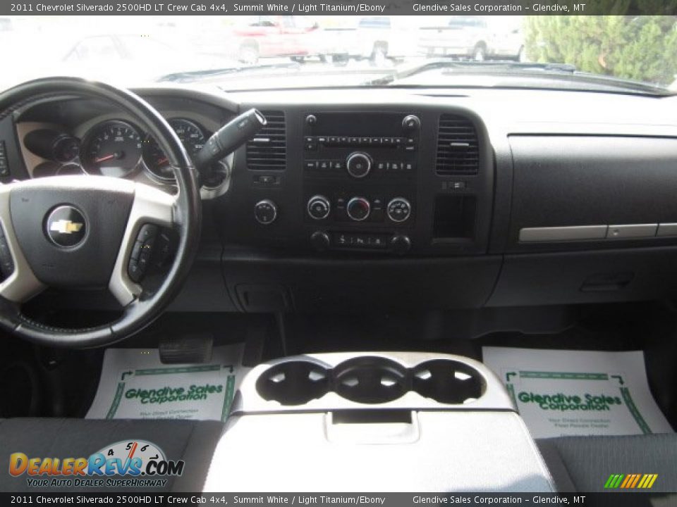 2011 Chevrolet Silverado 2500HD LT Crew Cab 4x4 Summit White / Light Titanium/Ebony Photo #9