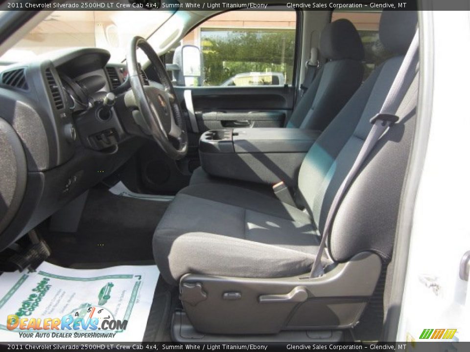 2011 Chevrolet Silverado 2500HD LT Crew Cab 4x4 Summit White / Light Titanium/Ebony Photo #10