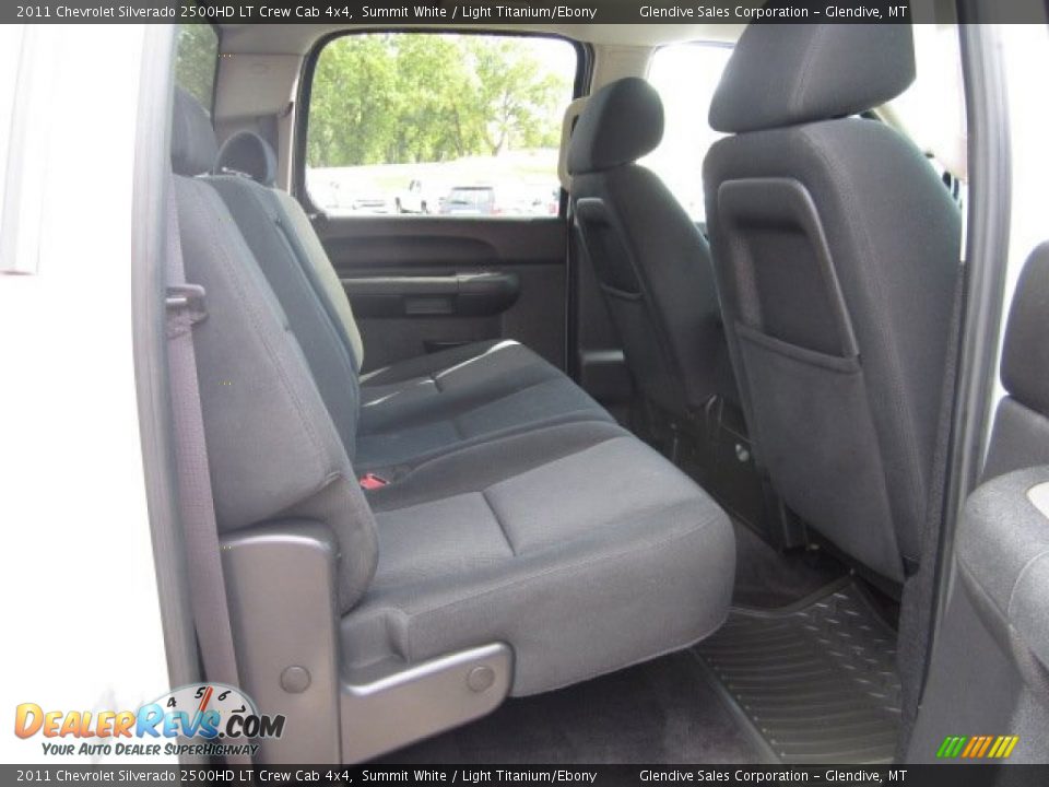 2011 Chevrolet Silverado 2500HD LT Crew Cab 4x4 Summit White / Light Titanium/Ebony Photo #13