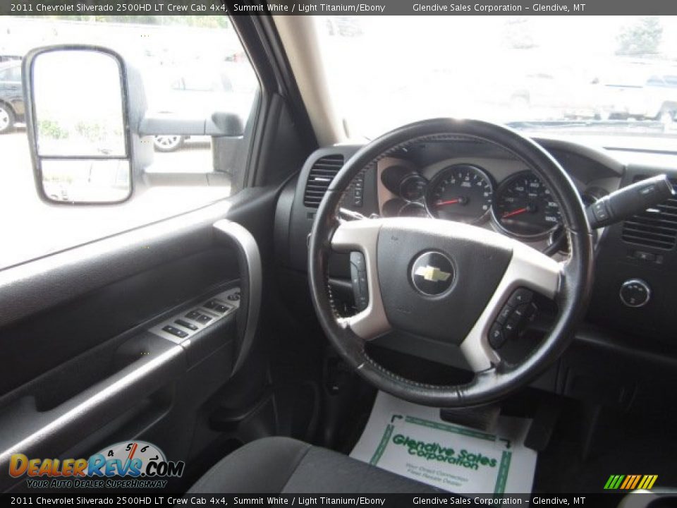 2011 Chevrolet Silverado 2500HD LT Crew Cab 4x4 Summit White / Light Titanium/Ebony Photo #15