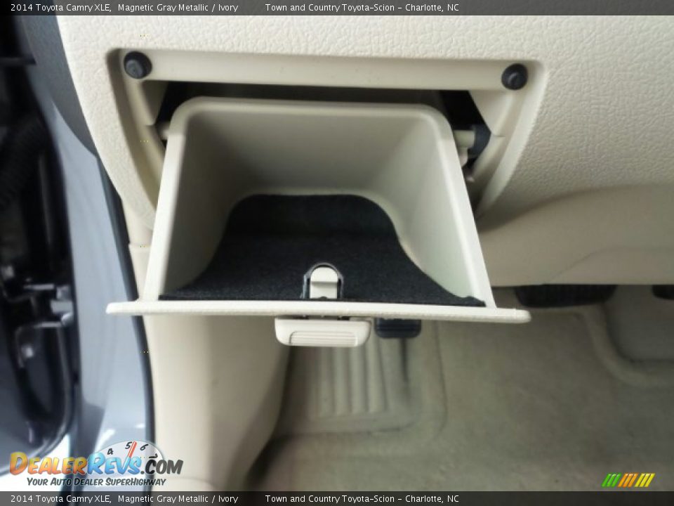 2014 Toyota Camry XLE Magnetic Gray Metallic / Ivory Photo #25