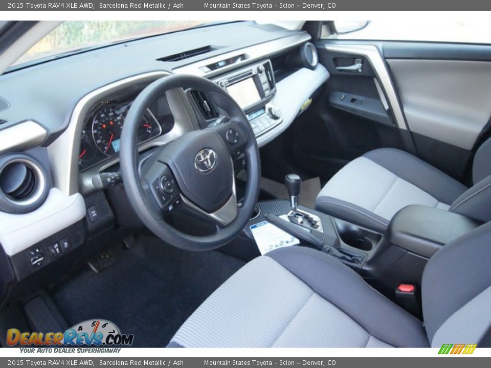 2015 Toyota RAV4 XLE AWD Barcelona Red Metallic / Ash Photo #5