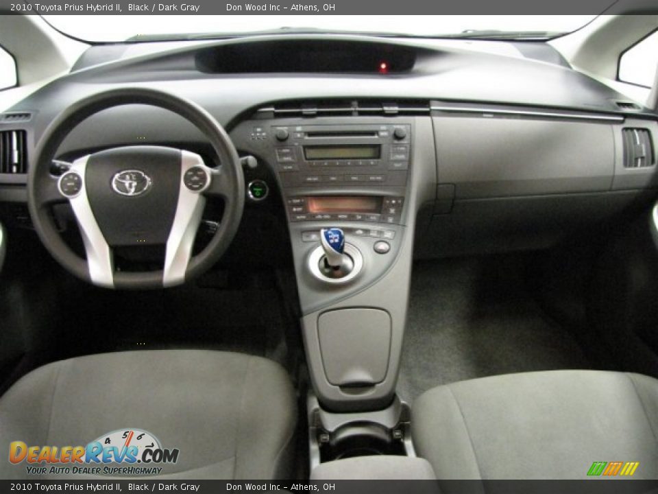 2010 Toyota Prius Hybrid II Black / Dark Gray Photo #18