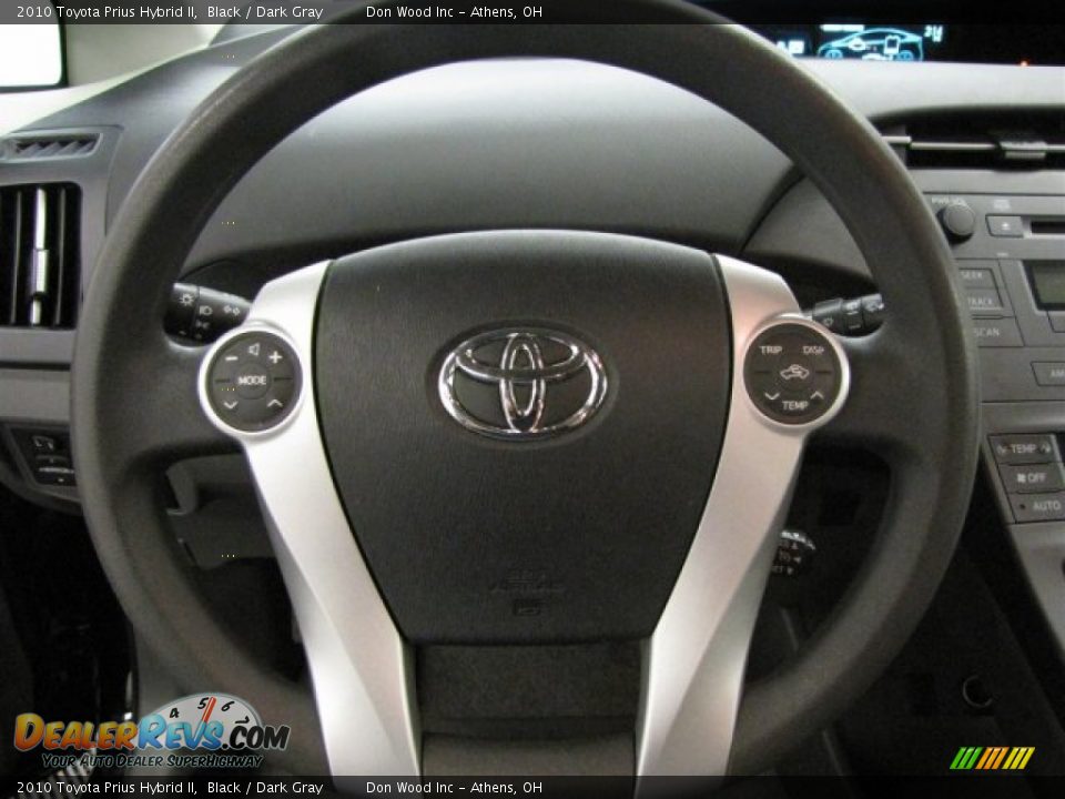 2010 Toyota Prius Hybrid II Black / Dark Gray Photo #19