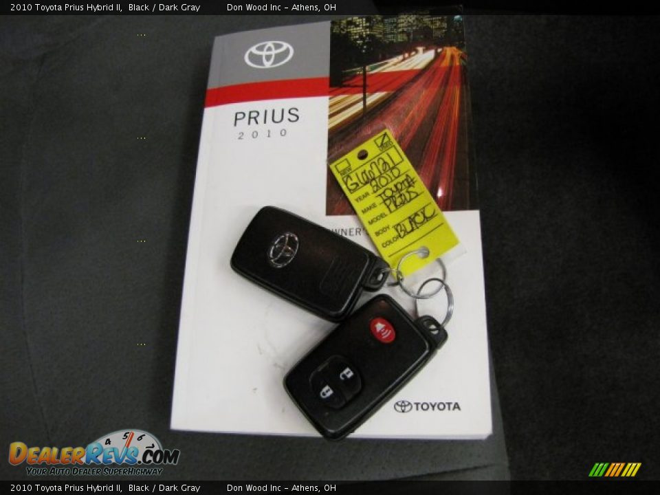 2010 Toyota Prius Hybrid II Black / Dark Gray Photo #28