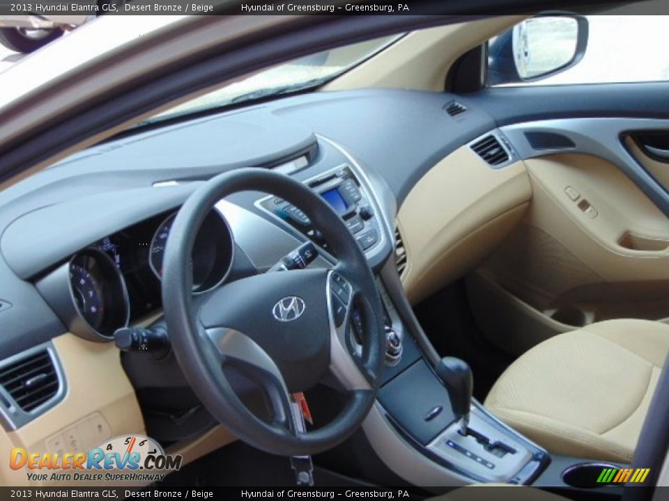 2013 Hyundai Elantra GLS Desert Bronze / Beige Photo #12