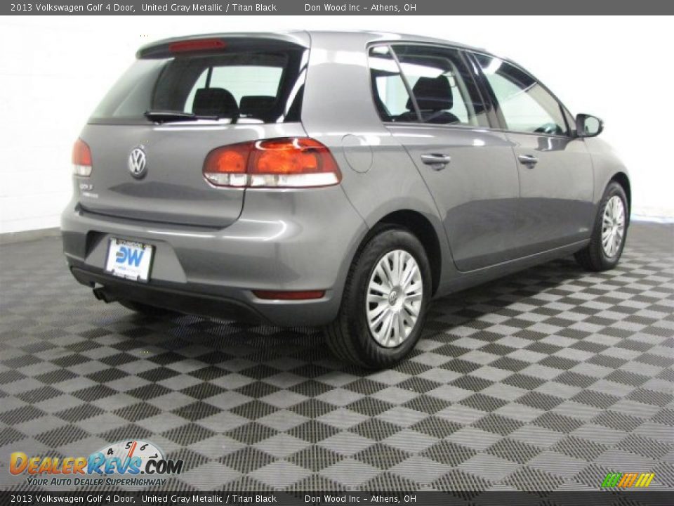 2013 Volkswagen Golf 4 Door United Gray Metallic / Titan Black Photo #7