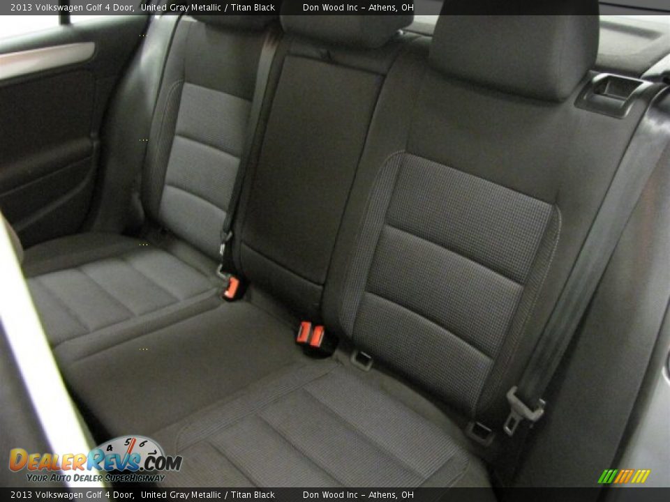 2013 Volkswagen Golf 4 Door United Gray Metallic / Titan Black Photo #10