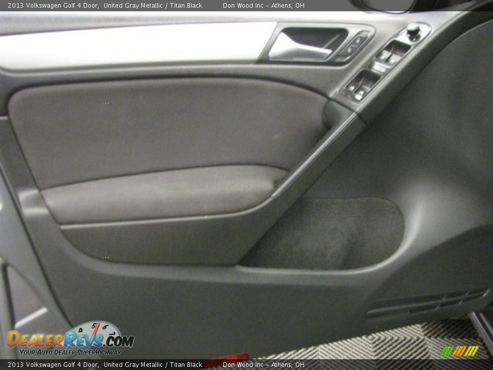 2013 Volkswagen Golf 4 Door United Gray Metallic / Titan Black Photo #15
