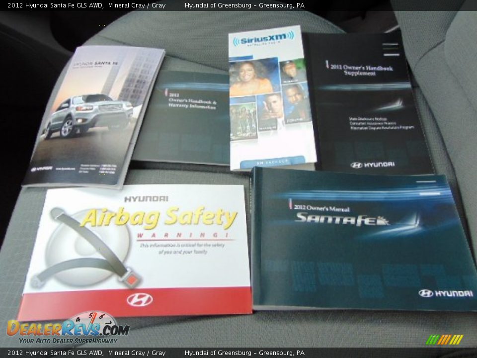 2012 Hyundai Santa Fe GLS AWD Mineral Gray / Gray Photo #23