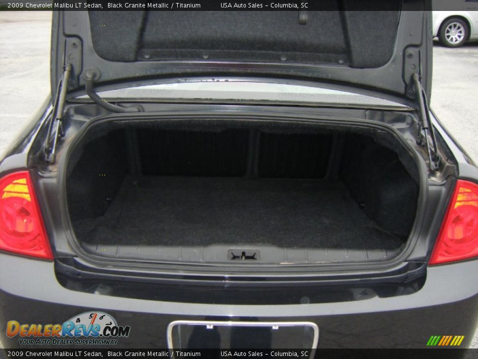 2009 Chevrolet Malibu LT Sedan Black Granite Metallic / Titanium Photo #19