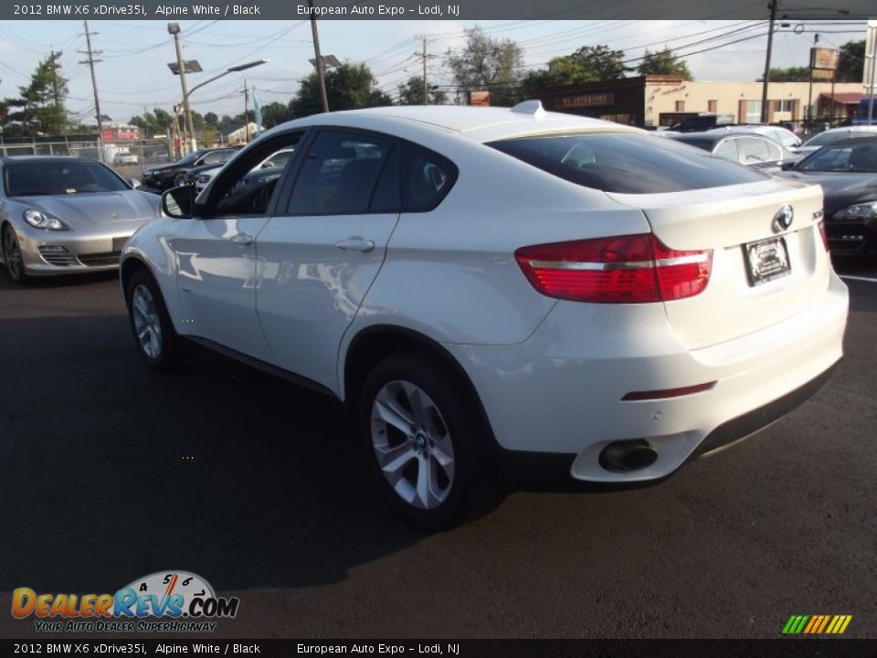2012 BMW X6 xDrive35i Alpine White / Black Photo #3