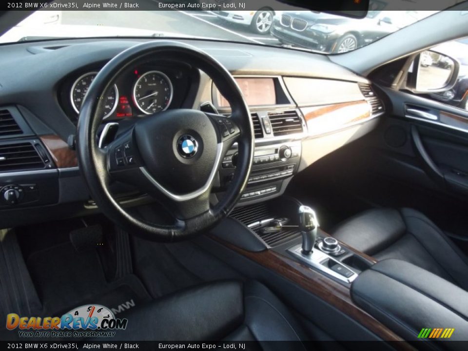 2012 BMW X6 xDrive35i Alpine White / Black Photo #8