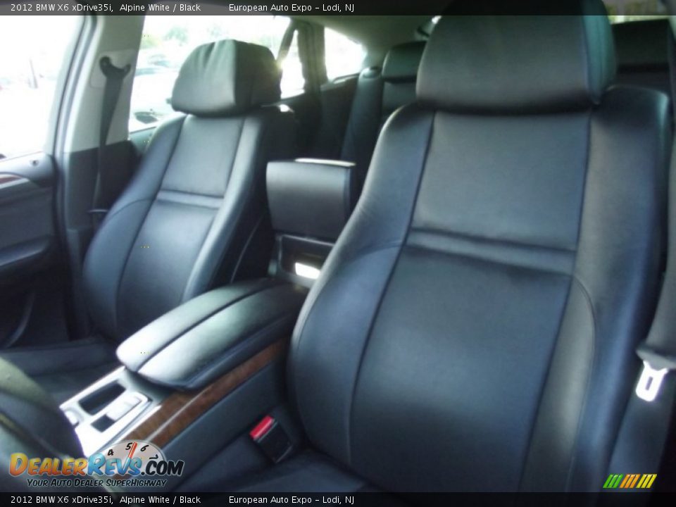2012 BMW X6 xDrive35i Alpine White / Black Photo #9