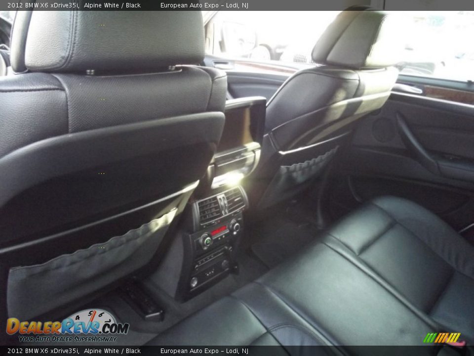 2012 BMW X6 xDrive35i Alpine White / Black Photo #10