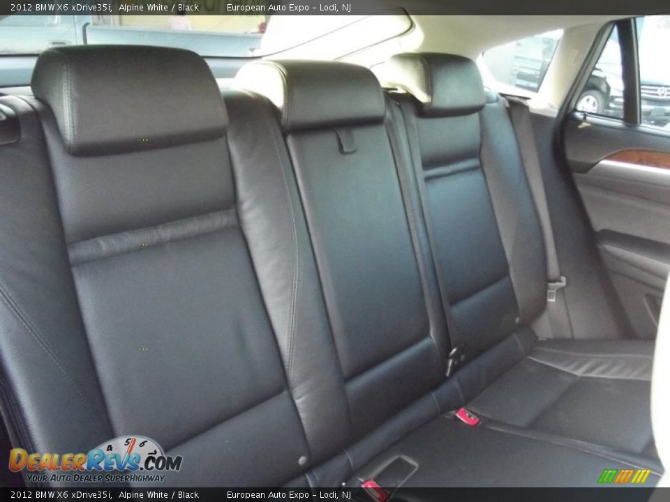 2012 BMW X6 xDrive35i Alpine White / Black Photo #13