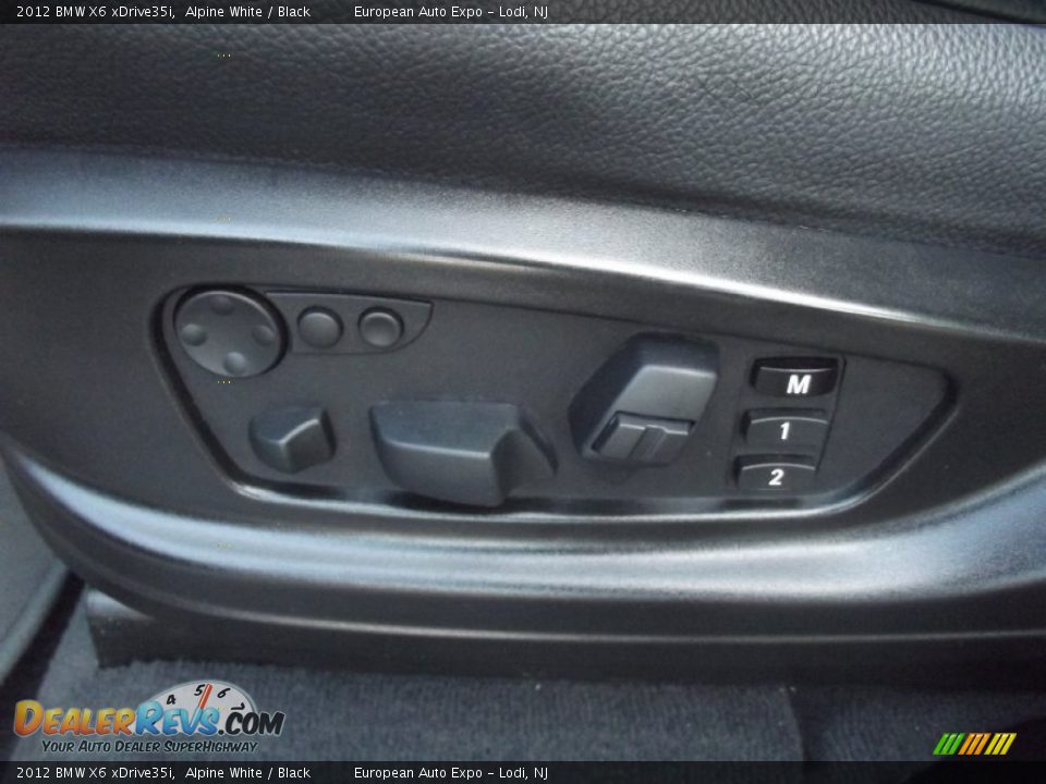 2012 BMW X6 xDrive35i Alpine White / Black Photo #22