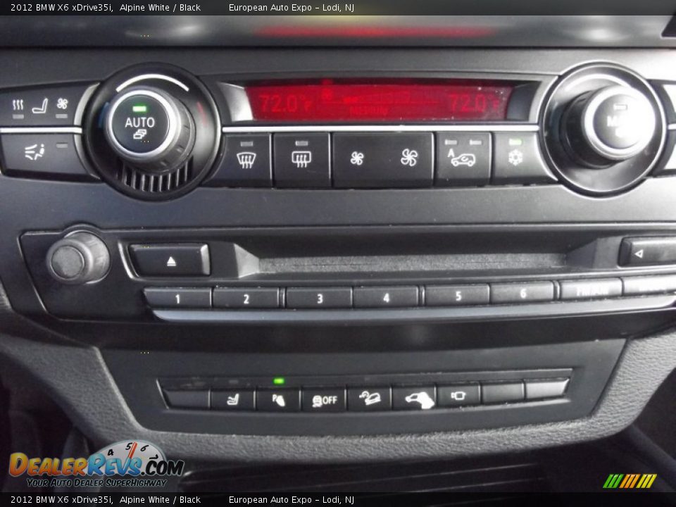 2012 BMW X6 xDrive35i Alpine White / Black Photo #33