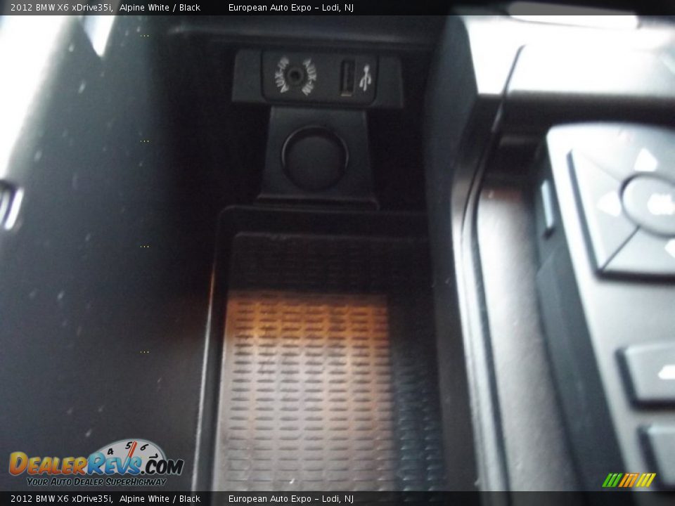 2012 BMW X6 xDrive35i Alpine White / Black Photo #36