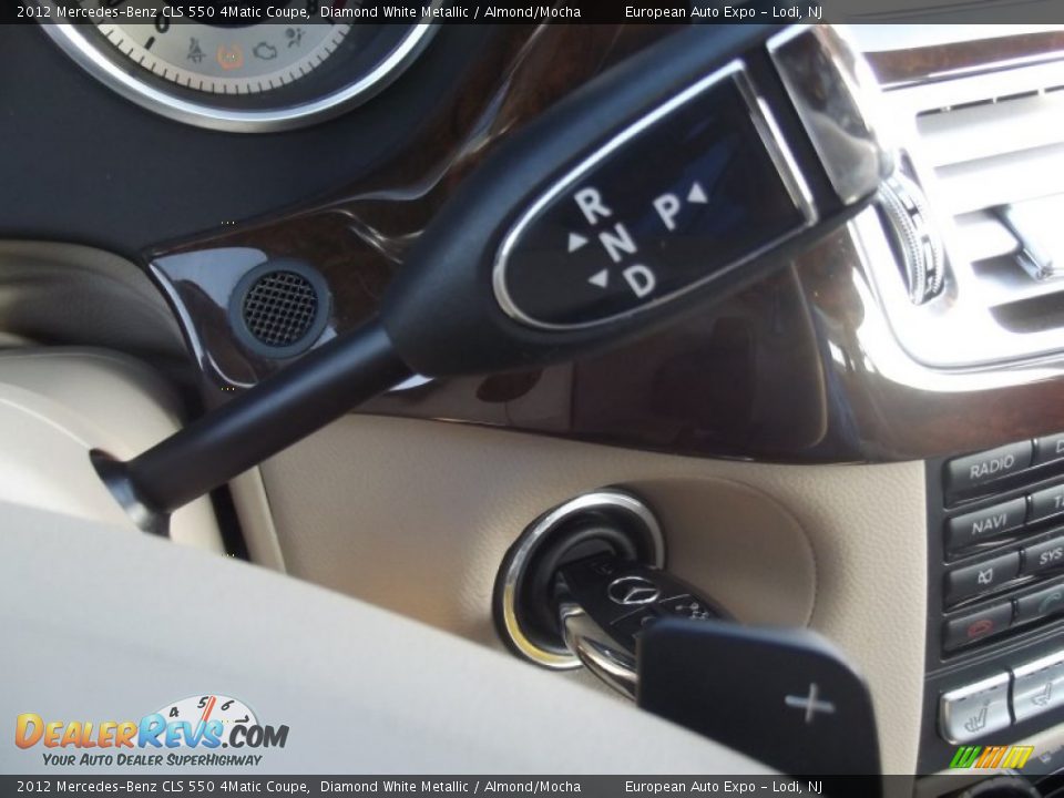 2012 Mercedes-Benz CLS 550 4Matic Coupe Diamond White Metallic / Almond/Mocha Photo #24
