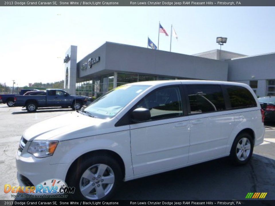 2013 Dodge Grand Caravan SE Stone White / Black/Light Graystone Photo #1
