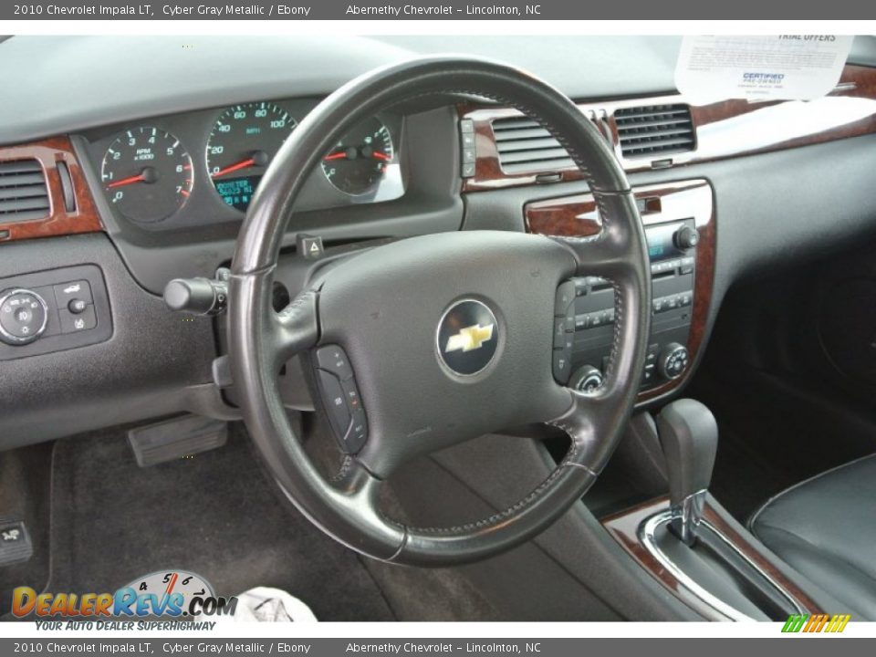 2010 Chevrolet Impala LT Cyber Gray Metallic / Ebony Photo #25