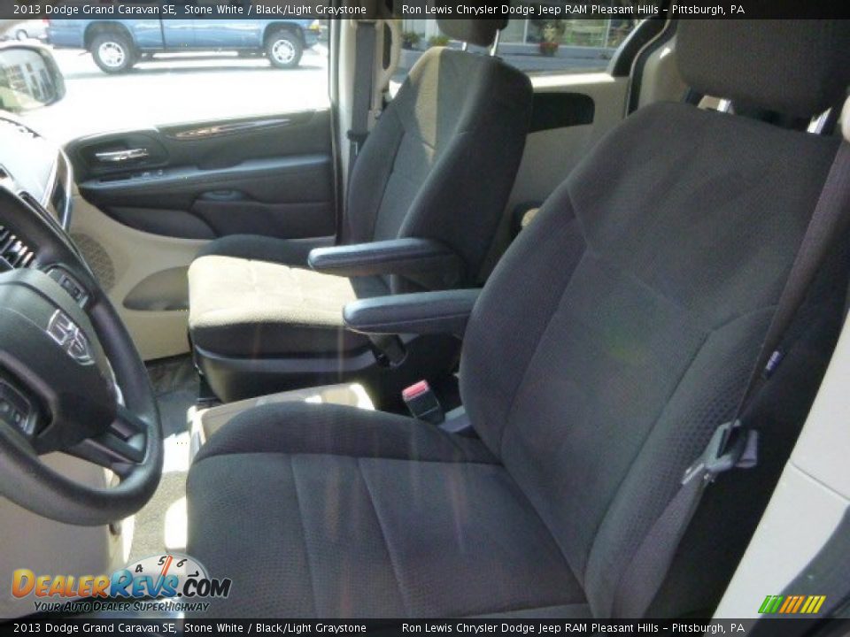 2013 Dodge Grand Caravan SE Stone White / Black/Light Graystone Photo #10