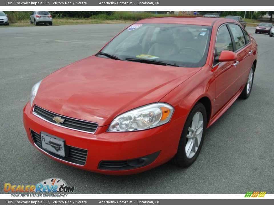 2009 Chevrolet Impala LTZ Victory Red / Neutral Photo #2