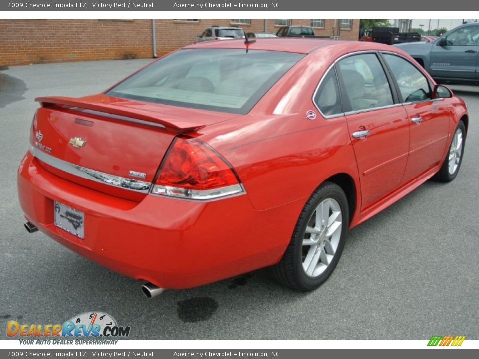 2009 Chevrolet Impala LTZ Victory Red / Neutral Photo #5