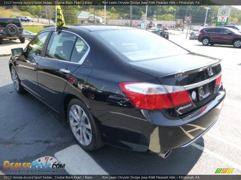 2013 Honda Accord Sport Sedan Crystal Black Pearl / Black Photo #3