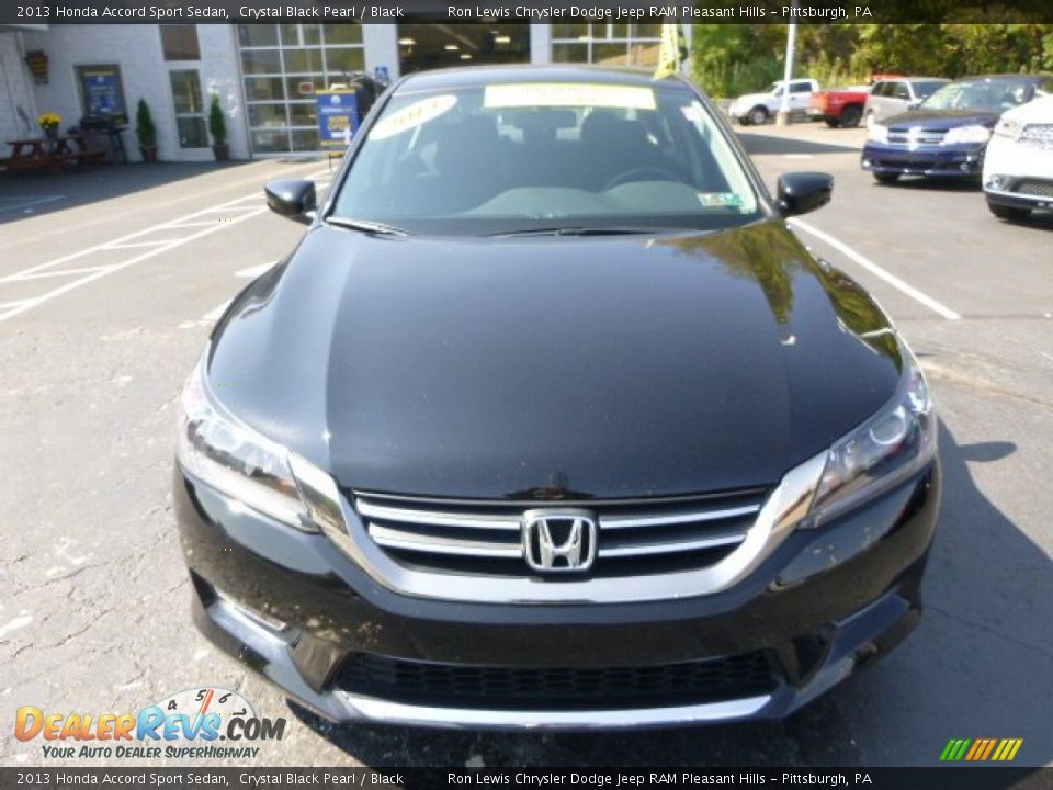2013 Honda Accord Sport Sedan Crystal Black Pearl / Black Photo #8