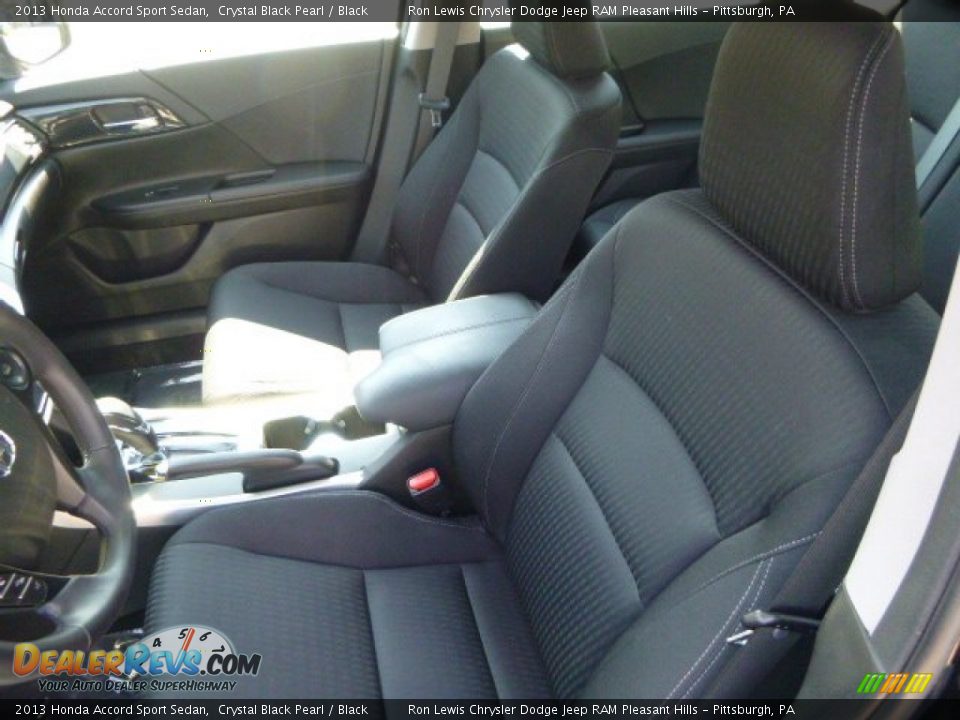 2013 Honda Accord Sport Sedan Crystal Black Pearl / Black Photo #10