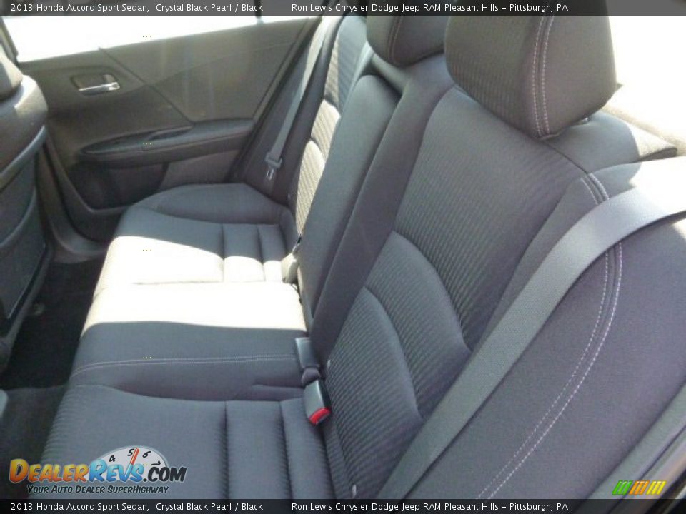 2013 Honda Accord Sport Sedan Crystal Black Pearl / Black Photo #11