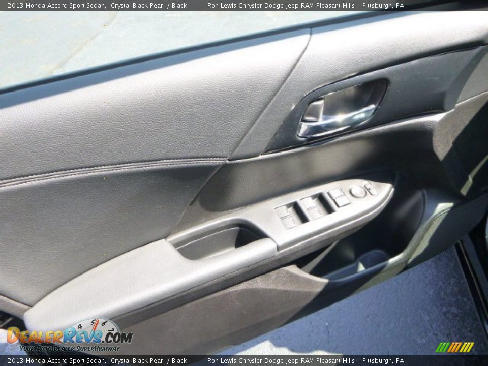 2013 Honda Accord Sport Sedan Crystal Black Pearl / Black Photo #13
