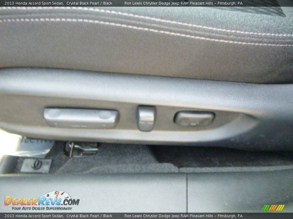 2013 Honda Accord Sport Sedan Crystal Black Pearl / Black Photo #14