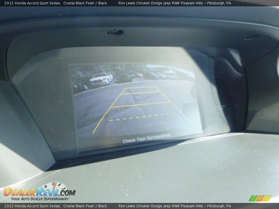 2013 Honda Accord Sport Sedan Crystal Black Pearl / Black Photo #19