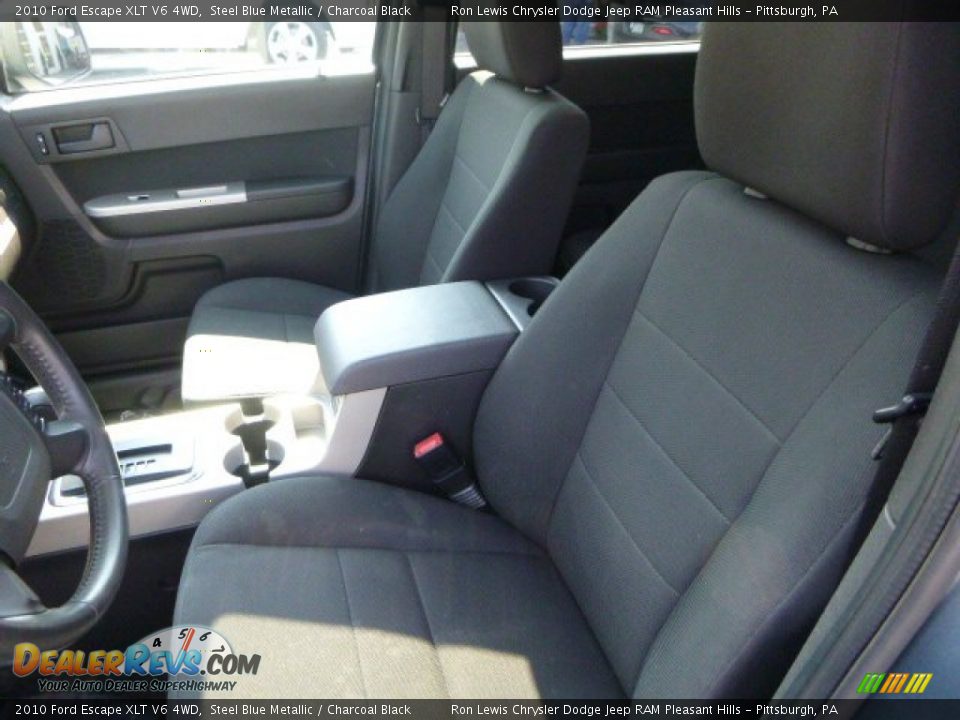 2010 Ford Escape XLT V6 4WD Steel Blue Metallic / Charcoal Black Photo #10