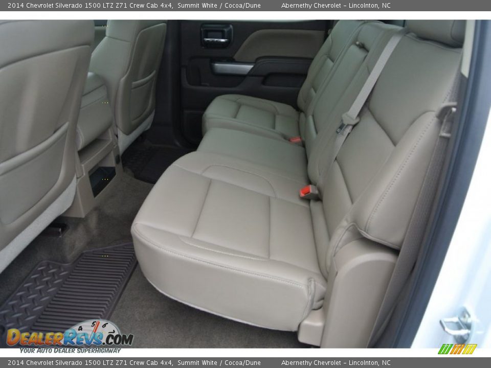 2014 Chevrolet Silverado 1500 LTZ Z71 Crew Cab 4x4 Summit White / Cocoa/Dune Photo #16