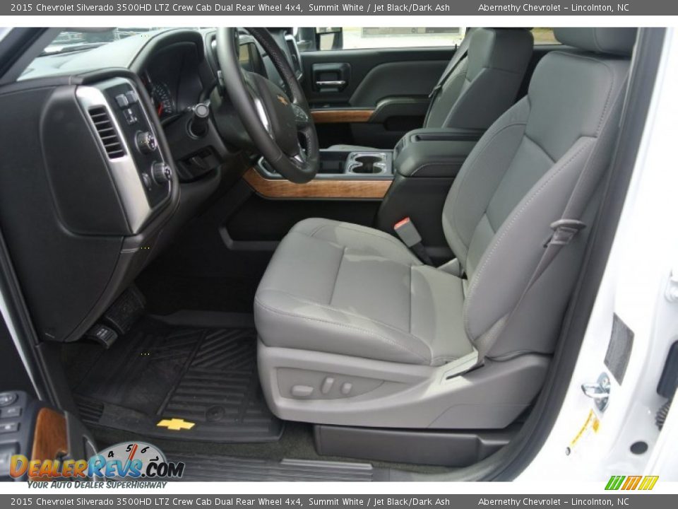 2015 Chevrolet Silverado 3500HD LTZ Crew Cab Dual Rear Wheel 4x4 Summit White / Jet Black/Dark Ash Photo #8