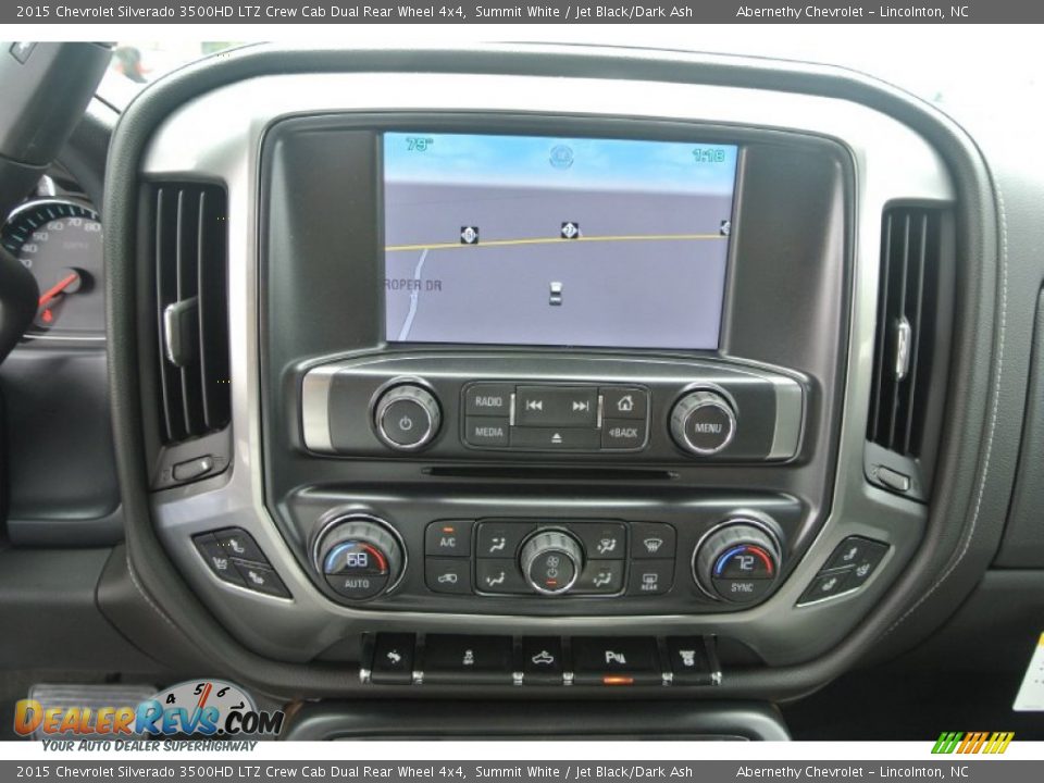 2015 Chevrolet Silverado 3500HD LTZ Crew Cab Dual Rear Wheel 4x4 Summit White / Jet Black/Dark Ash Photo #12