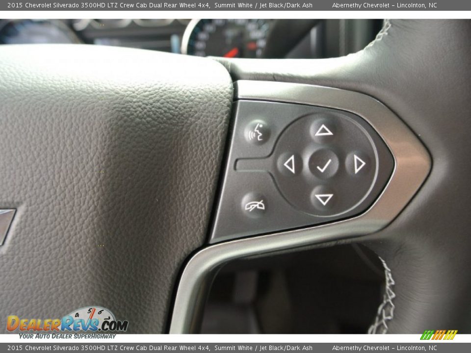 2015 Chevrolet Silverado 3500HD LTZ Crew Cab Dual Rear Wheel 4x4 Summit White / Jet Black/Dark Ash Photo #14